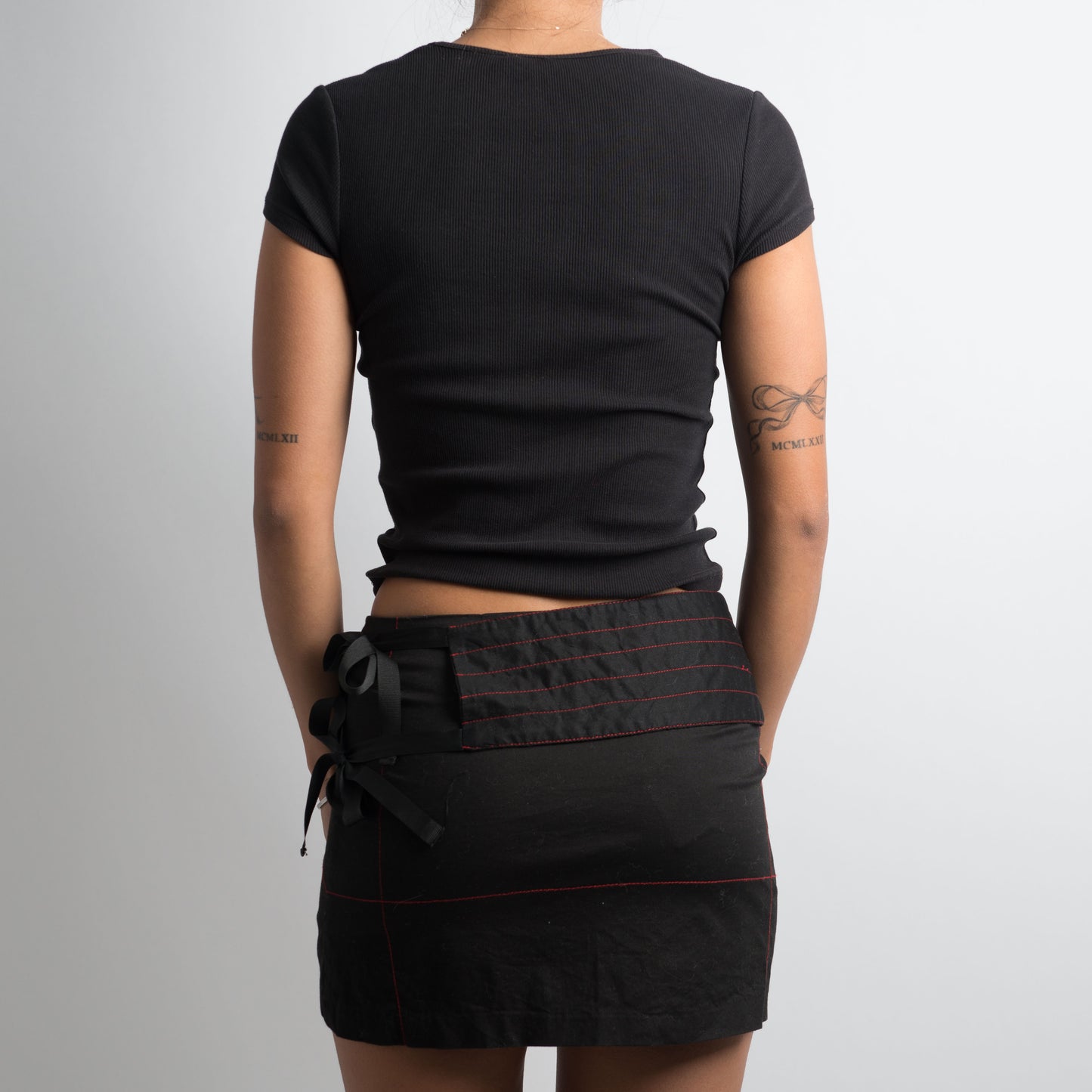 WRAP STYLE MINI SKIRT