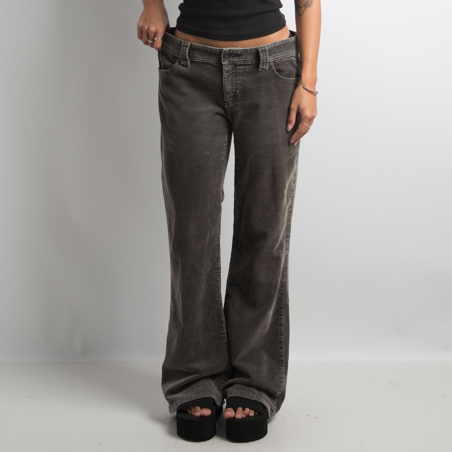 CORDUROY BOOTCUT PANTS