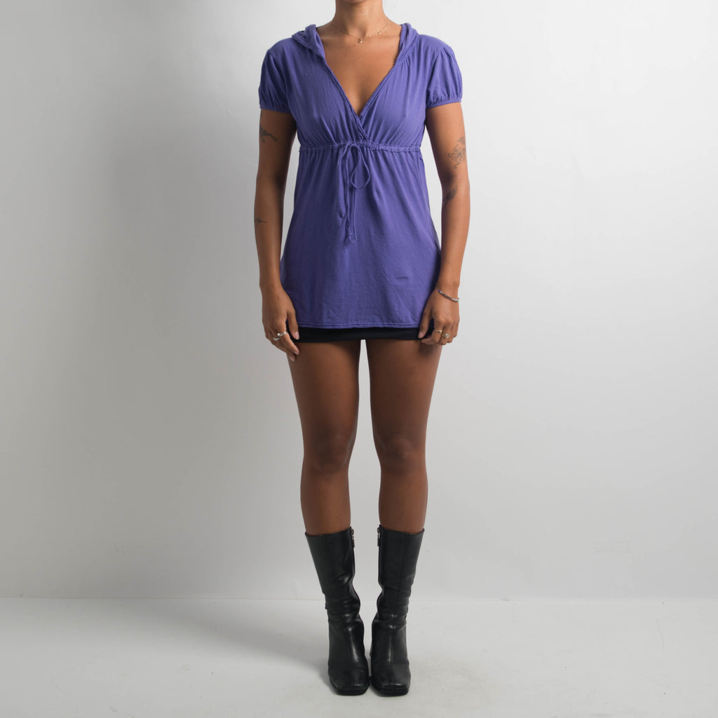 PURPLE BABYDOLL TOP