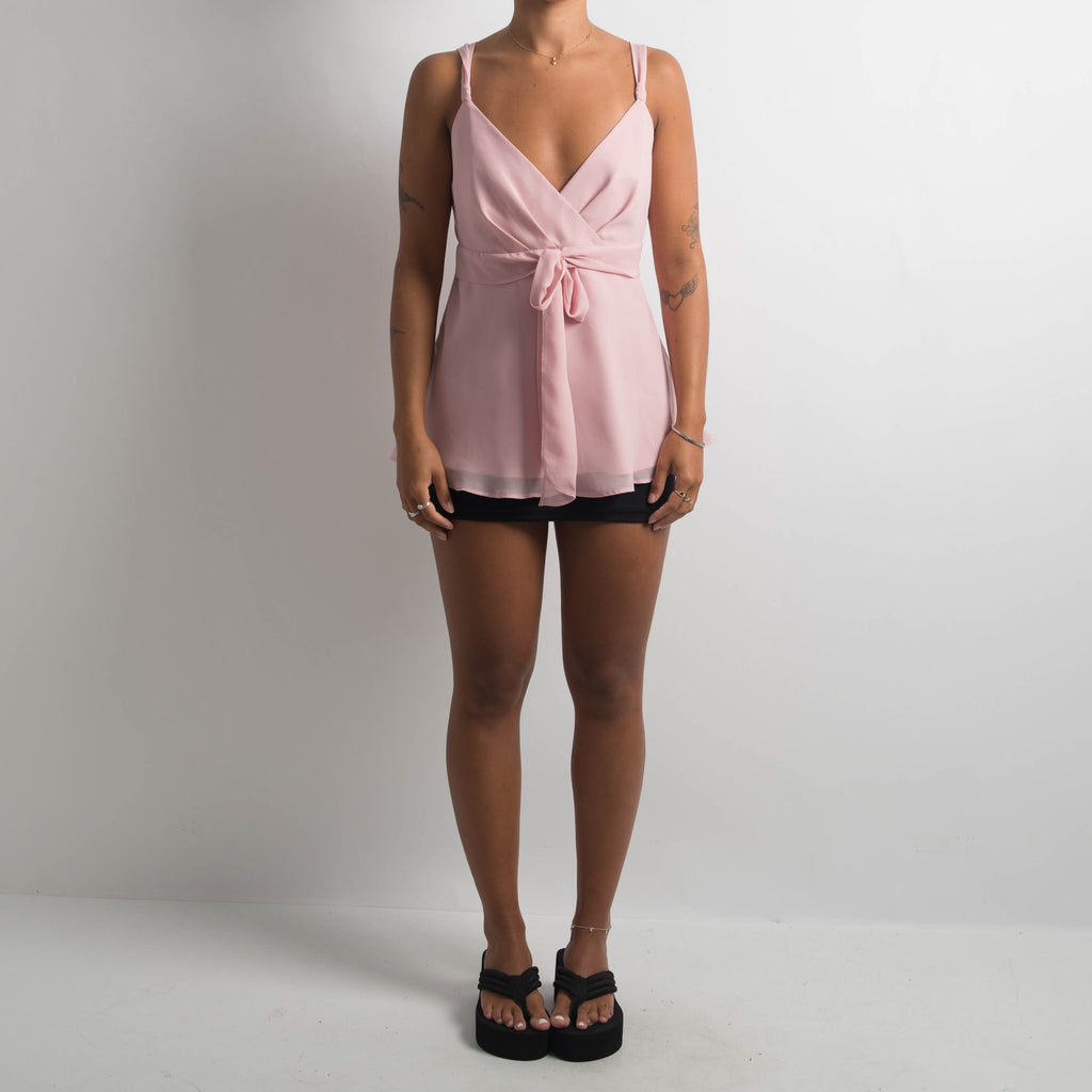 PINK BABYDOLL LAYERED CAMISOLE