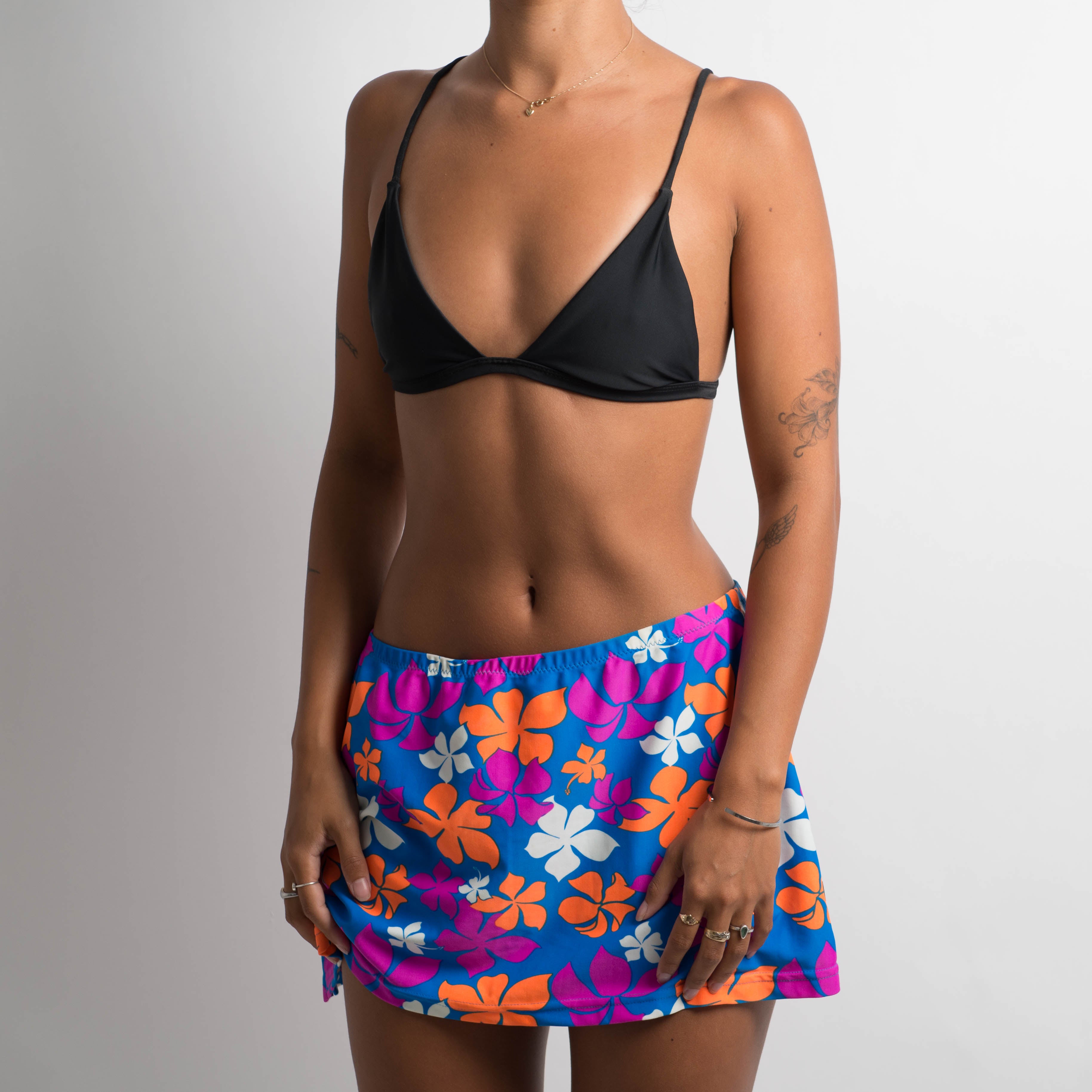 FLORAL SWIM SKIRT