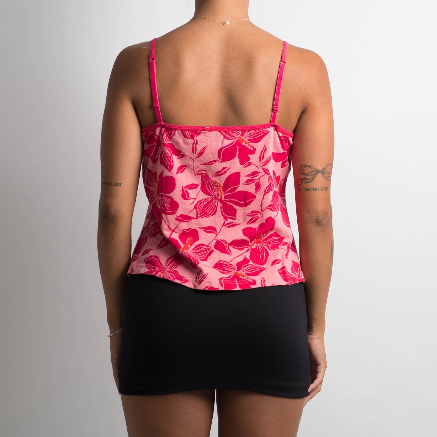 PINK FLORAL CAMISOLE