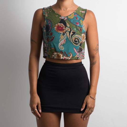 PATTERNED CROP TOP