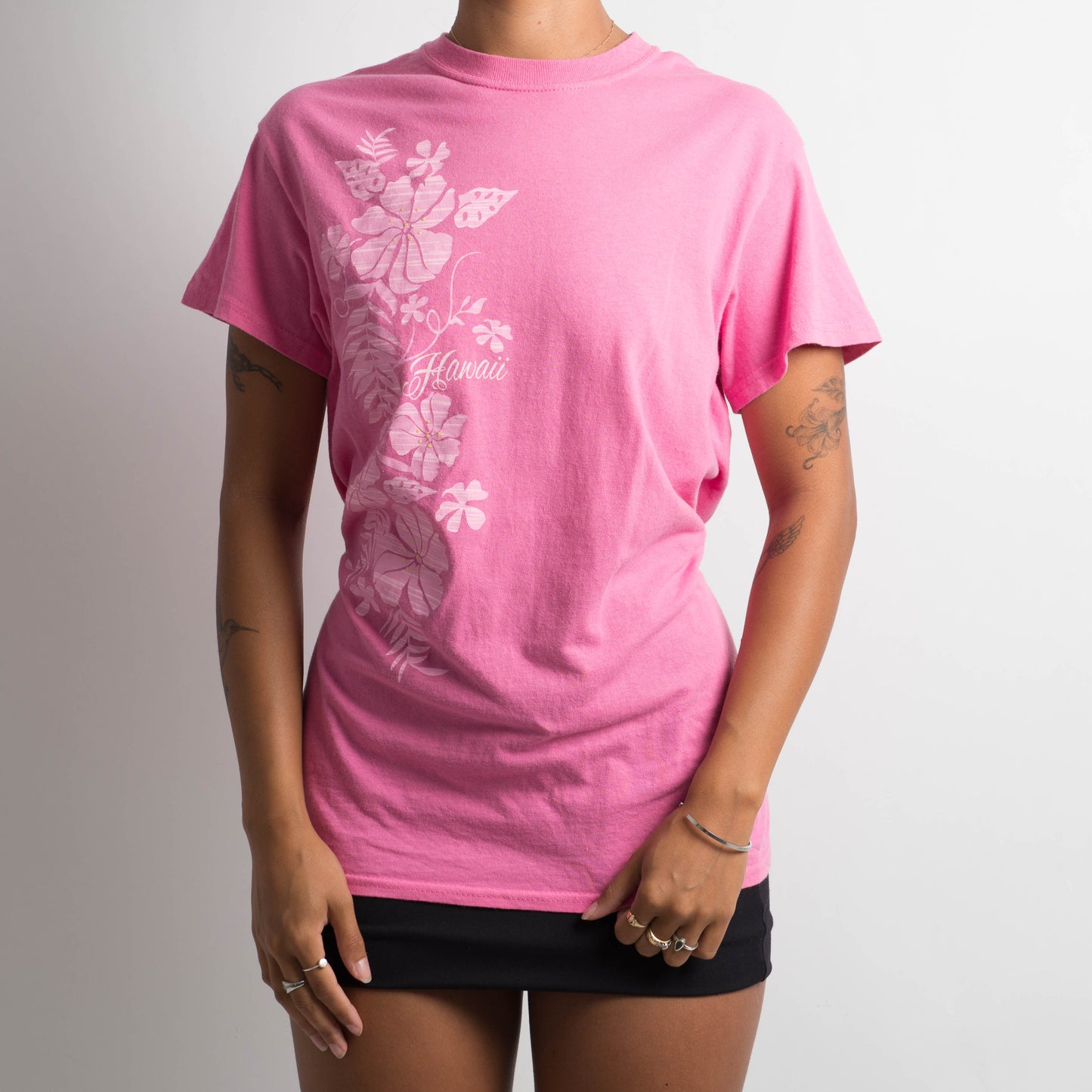 PINK HIBISCUS TSHIRT