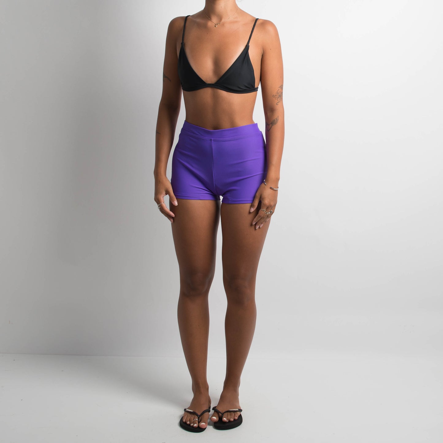 PURPLE SWIM SHORTS