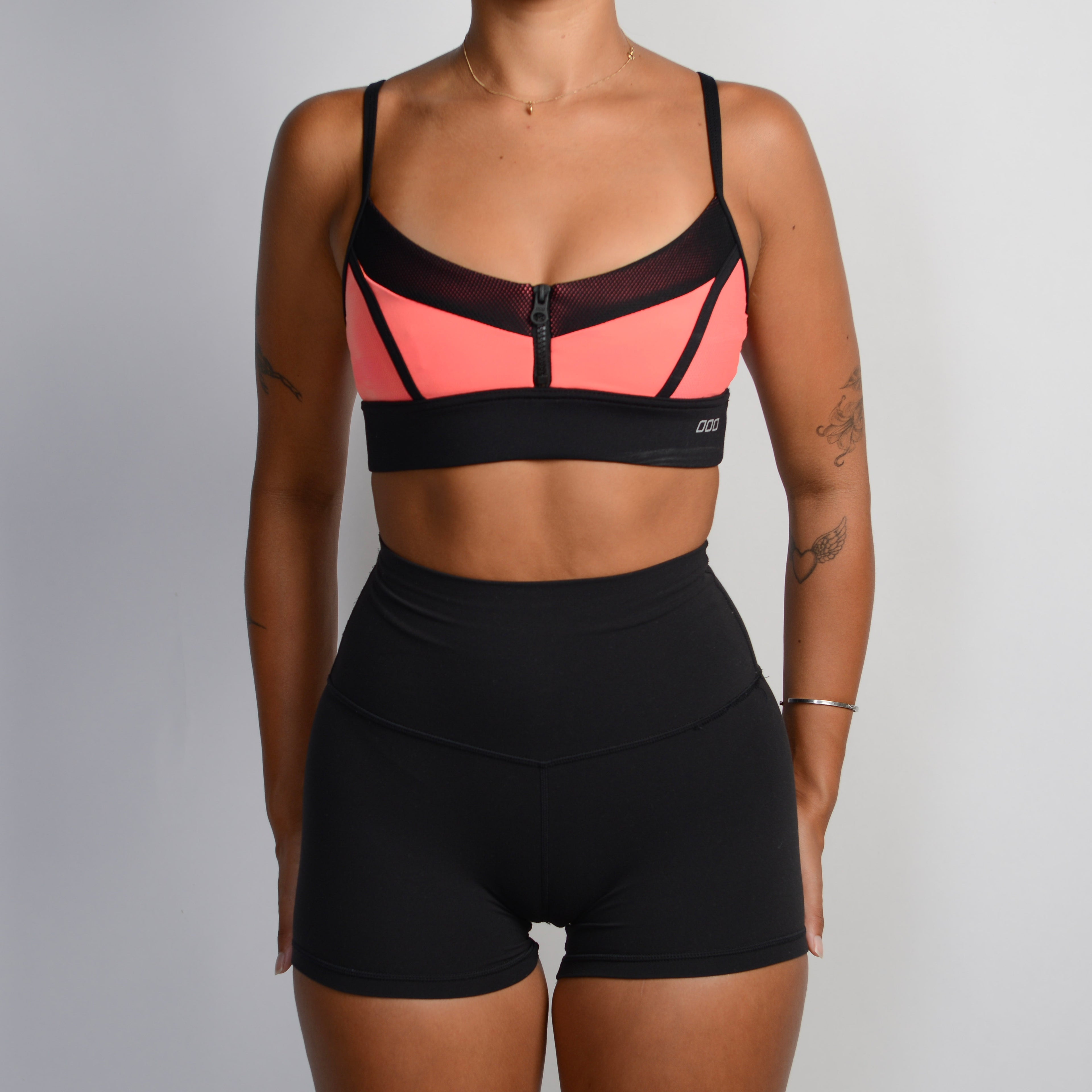ZIP FRONT SPORTS BRA