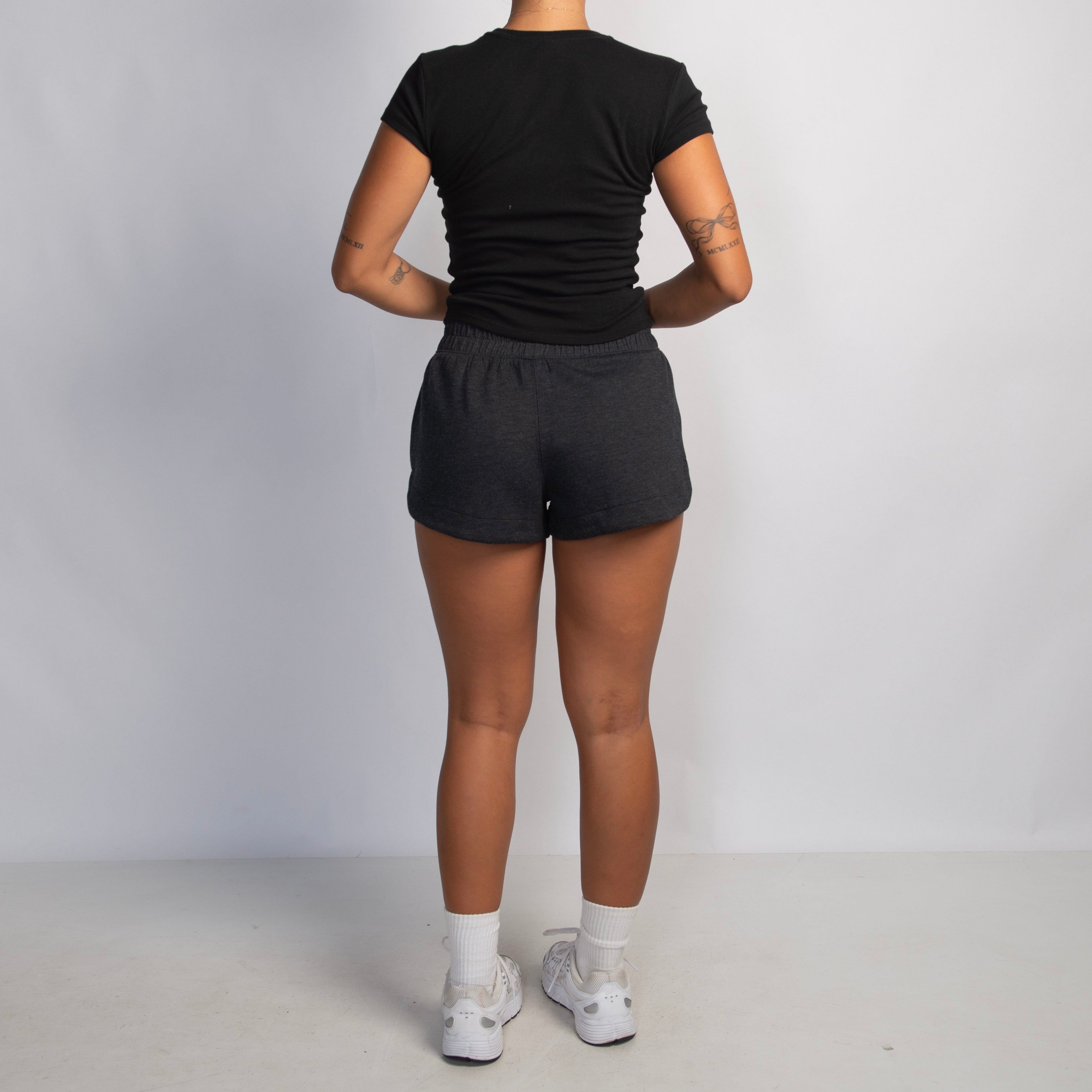 CHARCOAL MARLE SHORTS