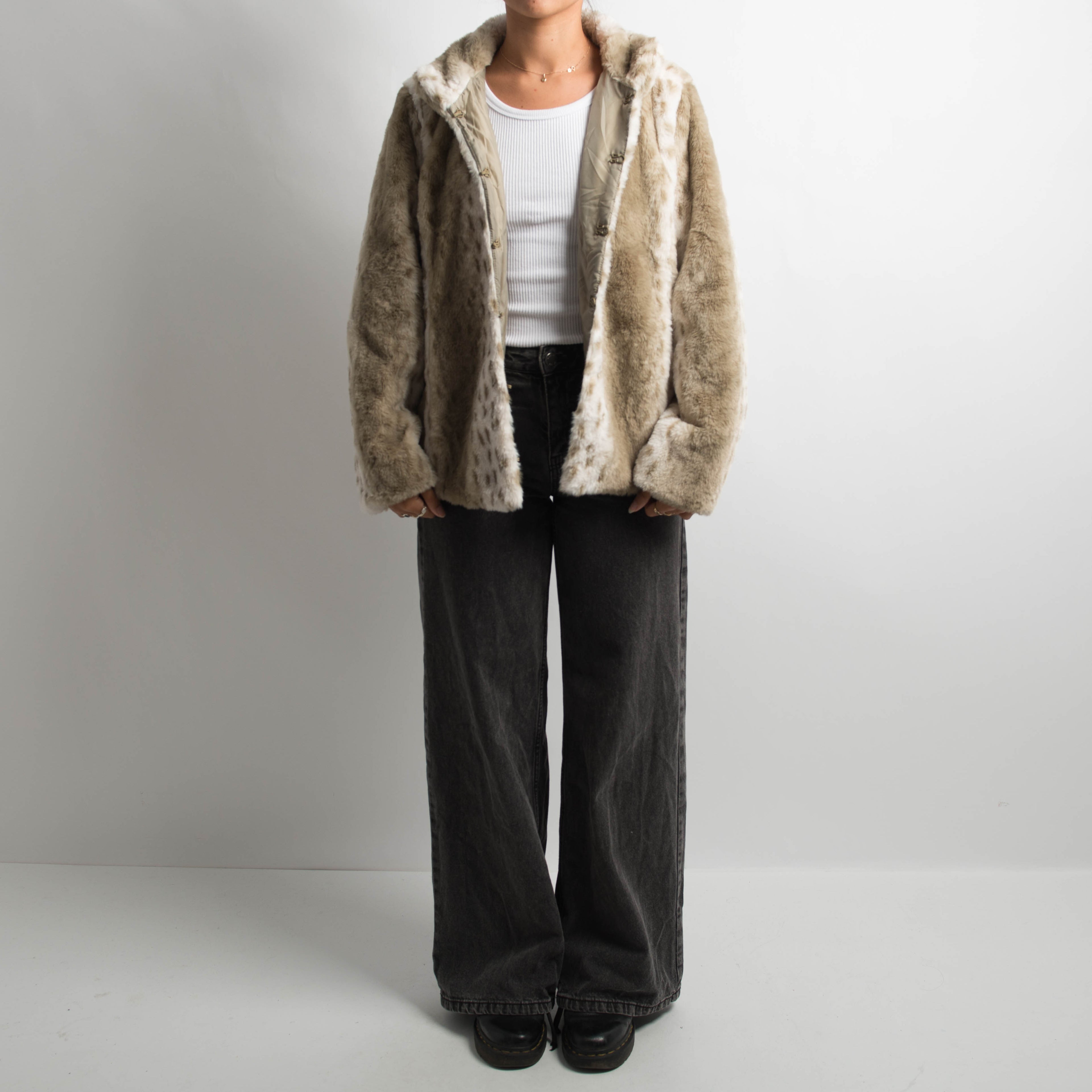 SOFT FAUX FUR JACKET