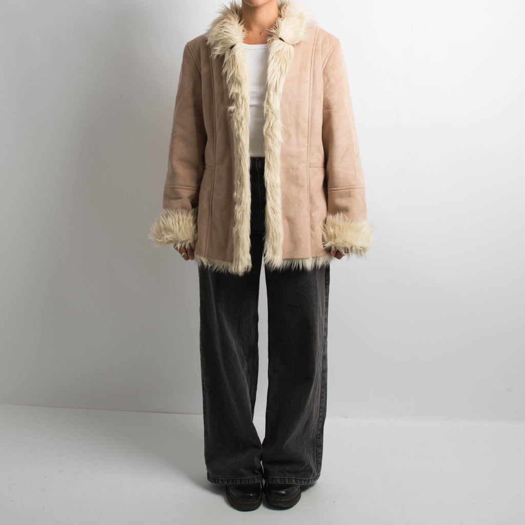 SEUDETTE FAUX FUR LINED JACKET