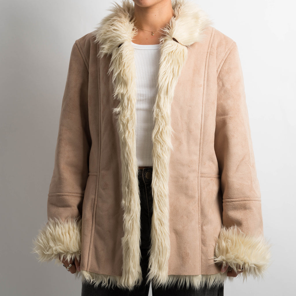 SEUDETTE FAUX FUR LINED JACKET