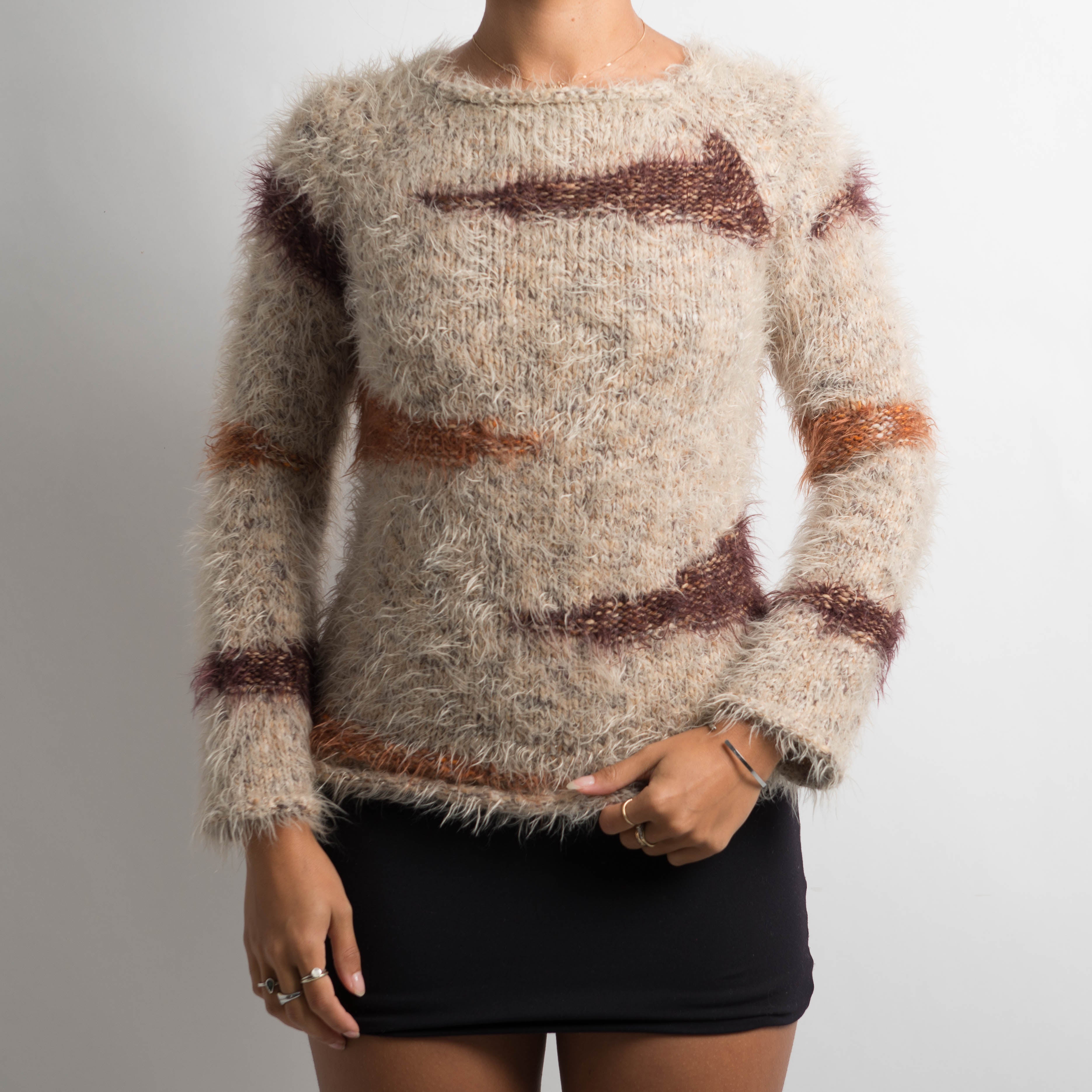 MARLE FUZZY KNIT SWEATER