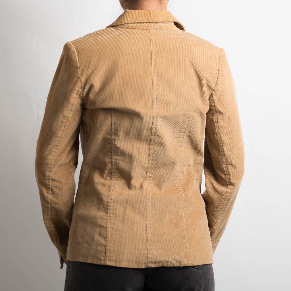 TAN CORDUROY BLAZER