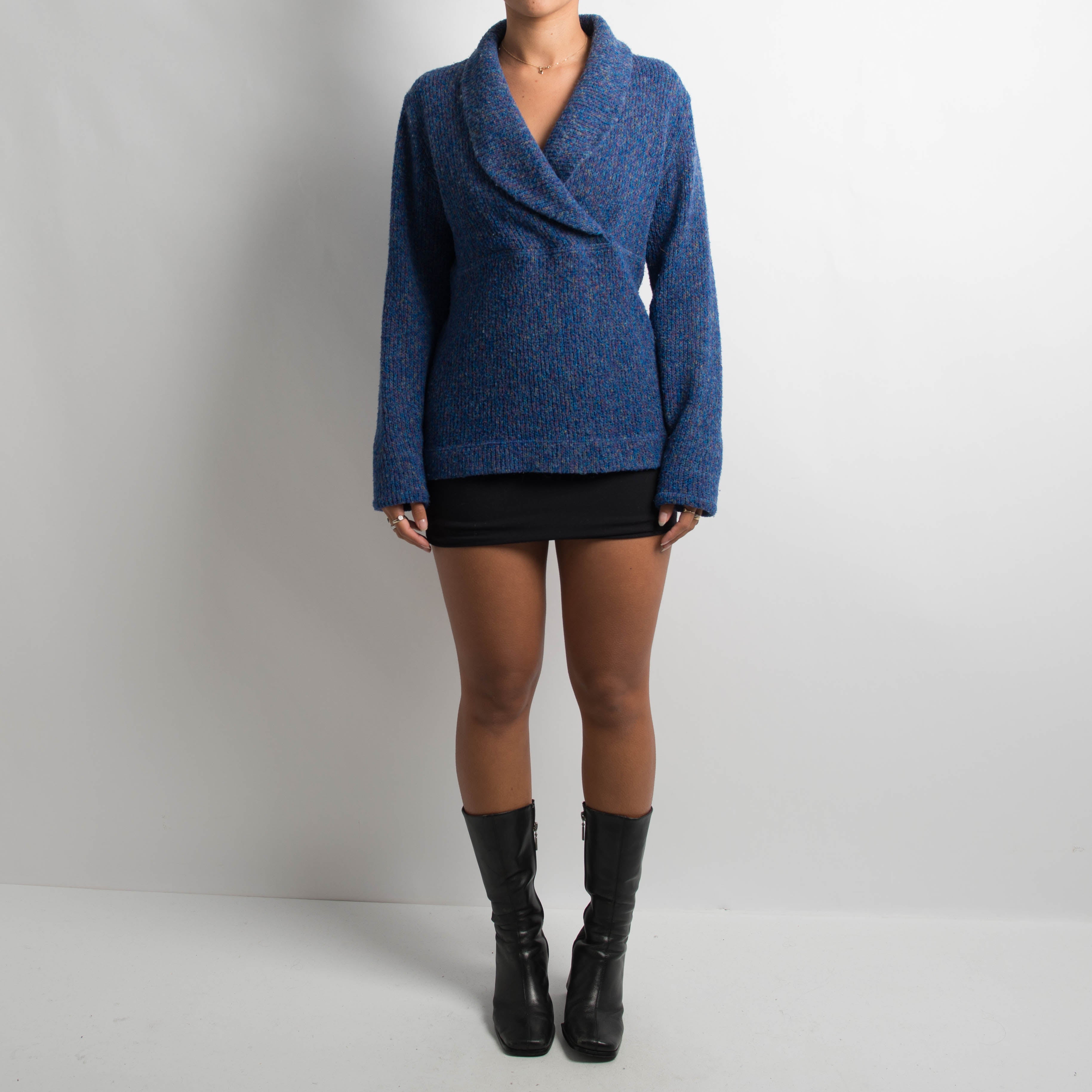 BLUE MARLE KNIT SWEATER