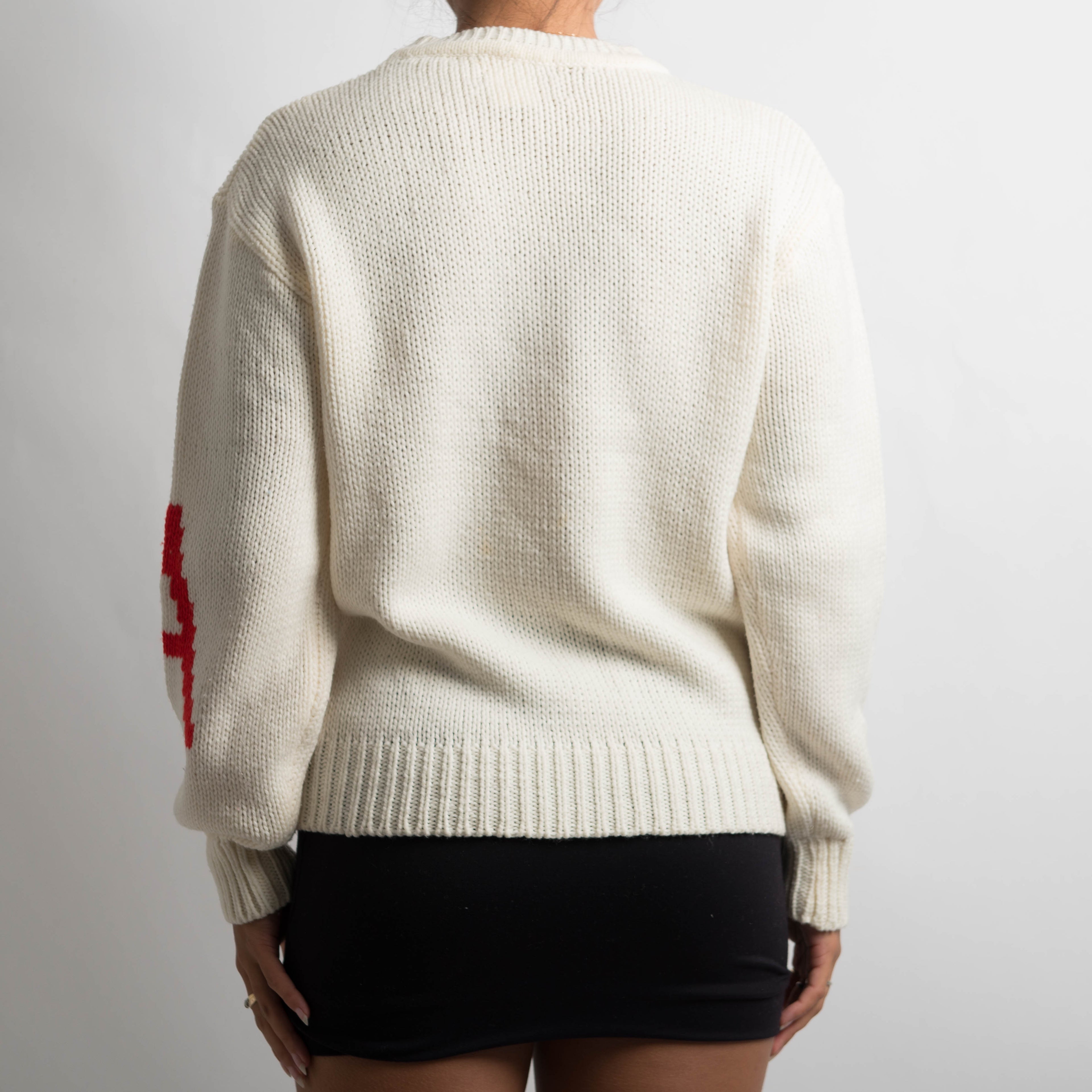 CREAM KNIT SWEATER