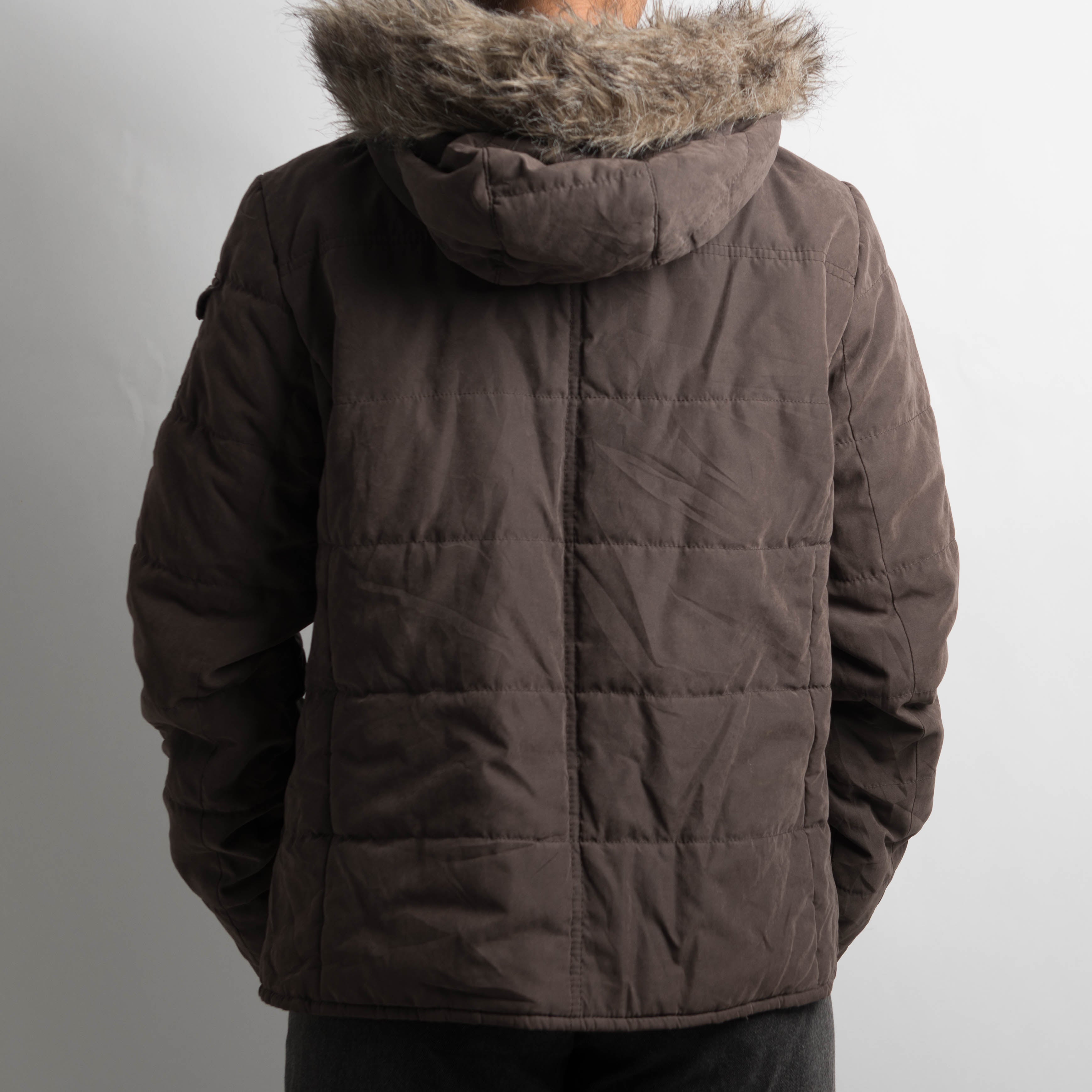 BROWN PUFFER JACKET