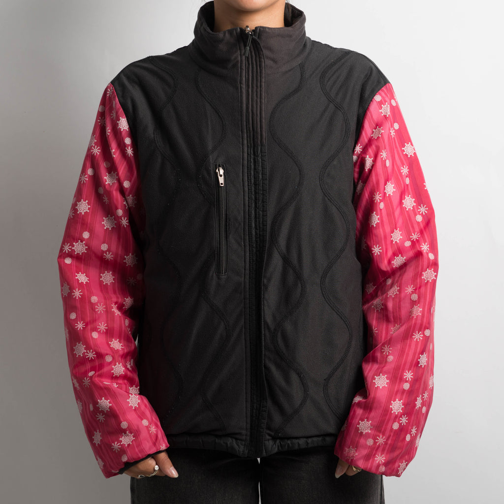 BLACK QUILTED JACKET