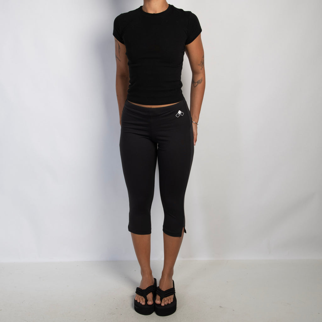 BLACK CROP TIGHTS