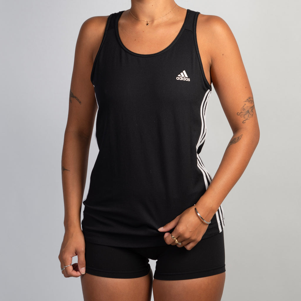 BLACK ACTIVE TANK TOP