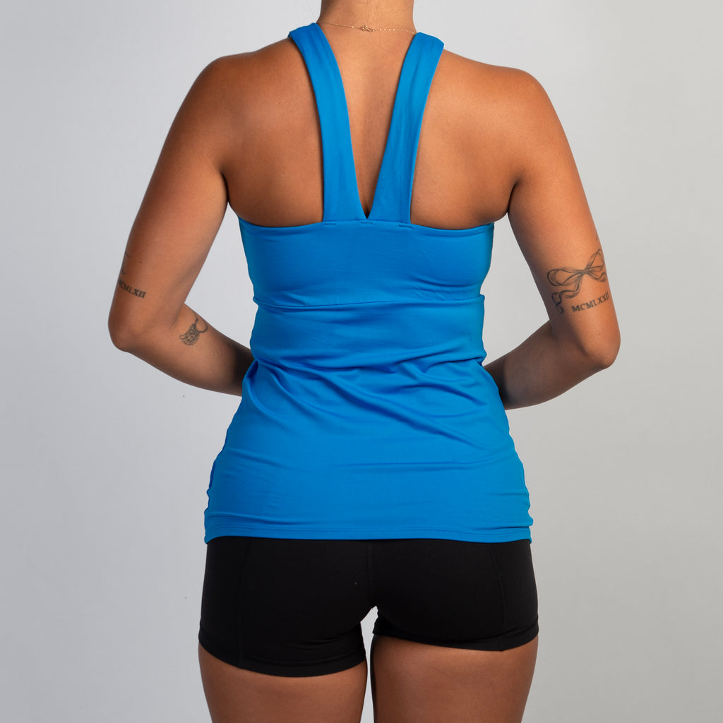 BLUE ACTIVE TANK TOP