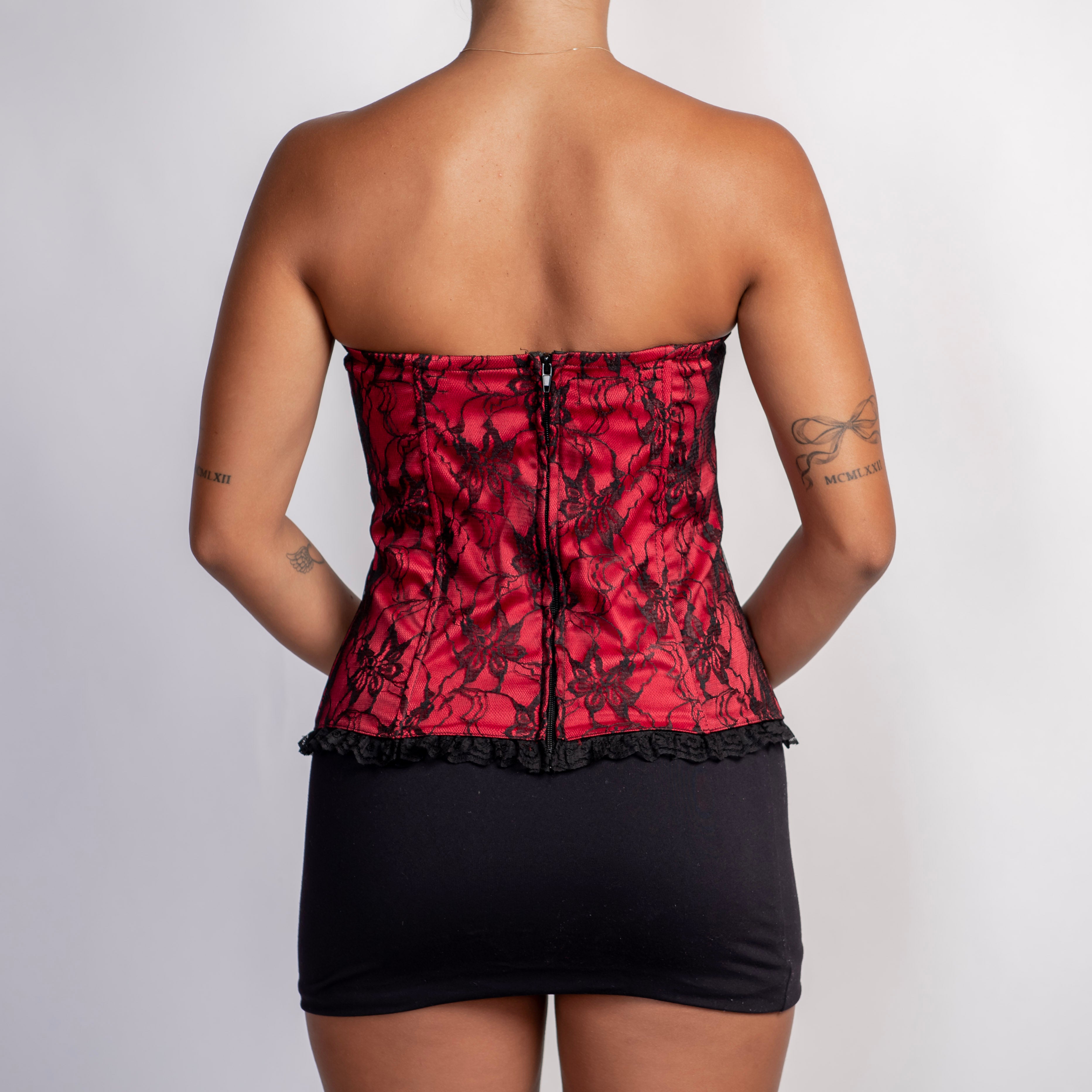 LACE STRAPLESS BUSTIER