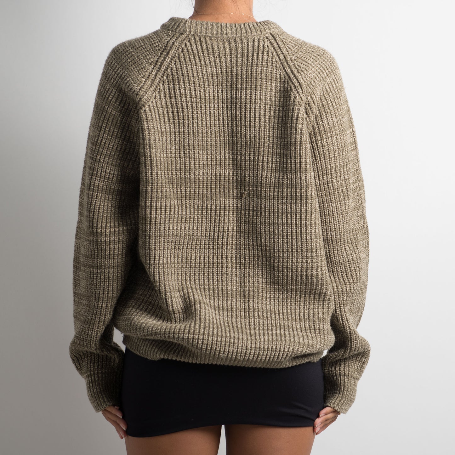 KHAKI MARLE KNIT