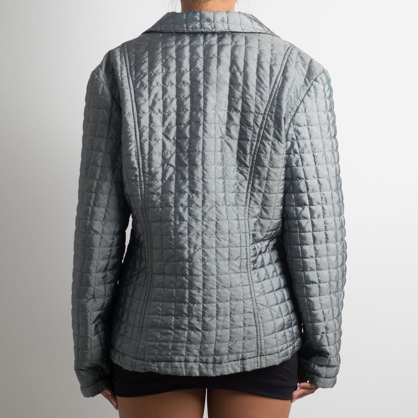 QUILTED SILVER JACKET