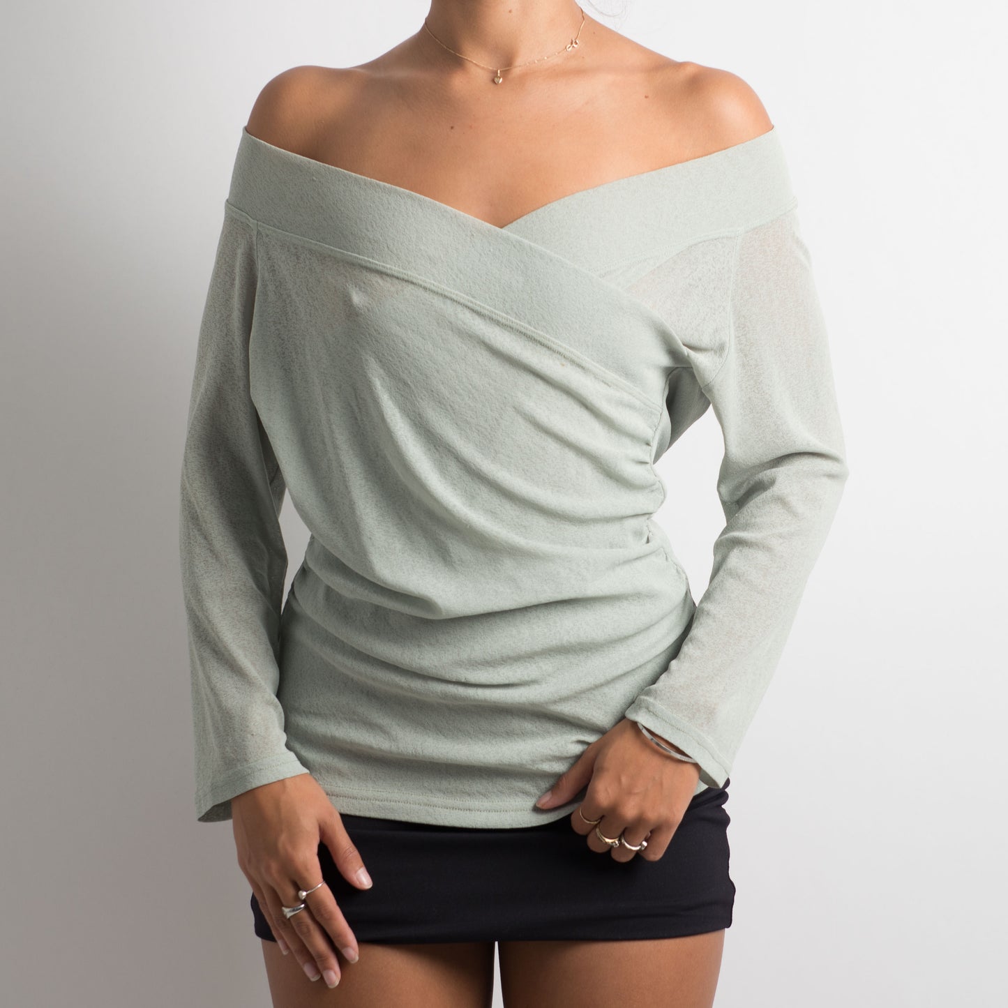 PALE MINT LONG SLEEVE