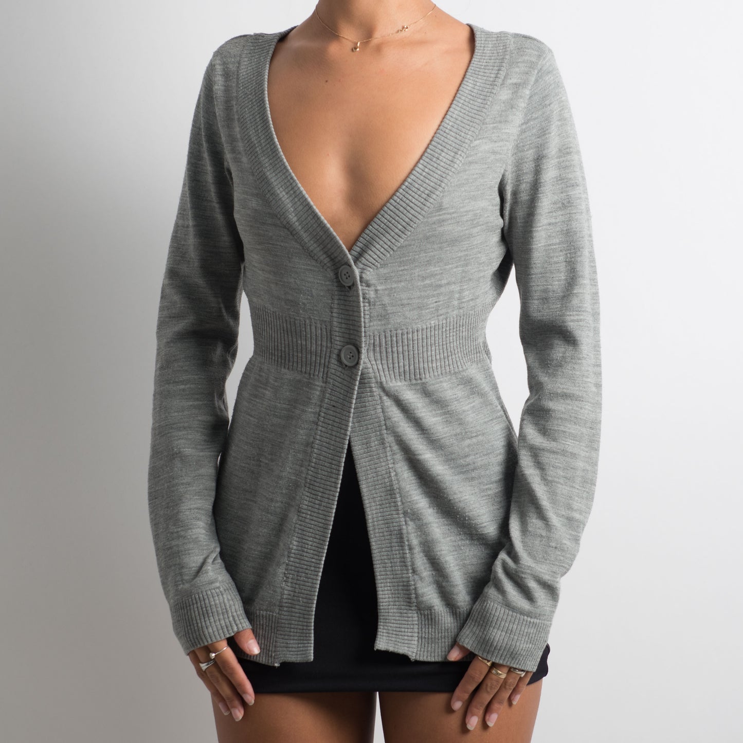 GREY CARDIGAN