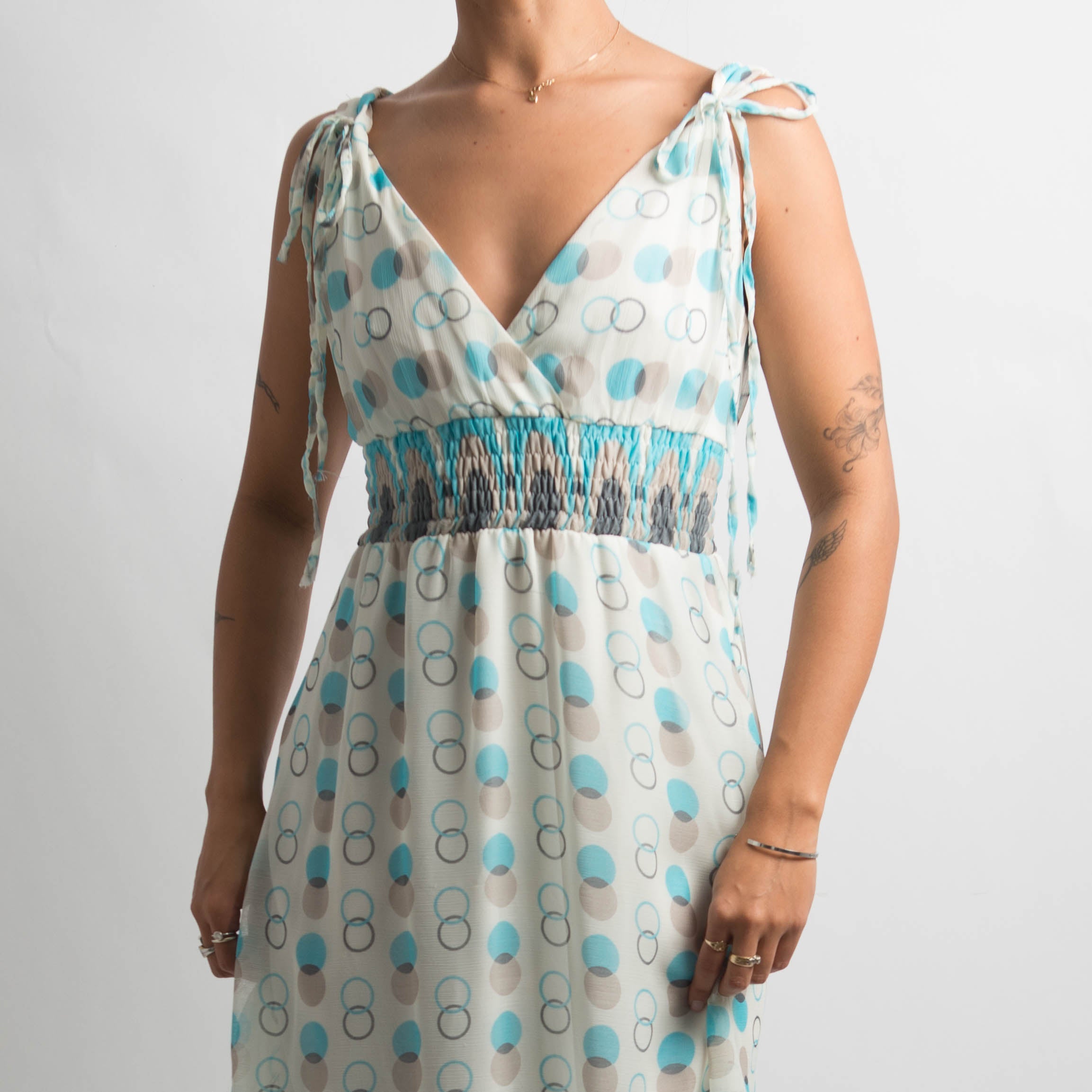 POLKA DOT MAXI DRESS