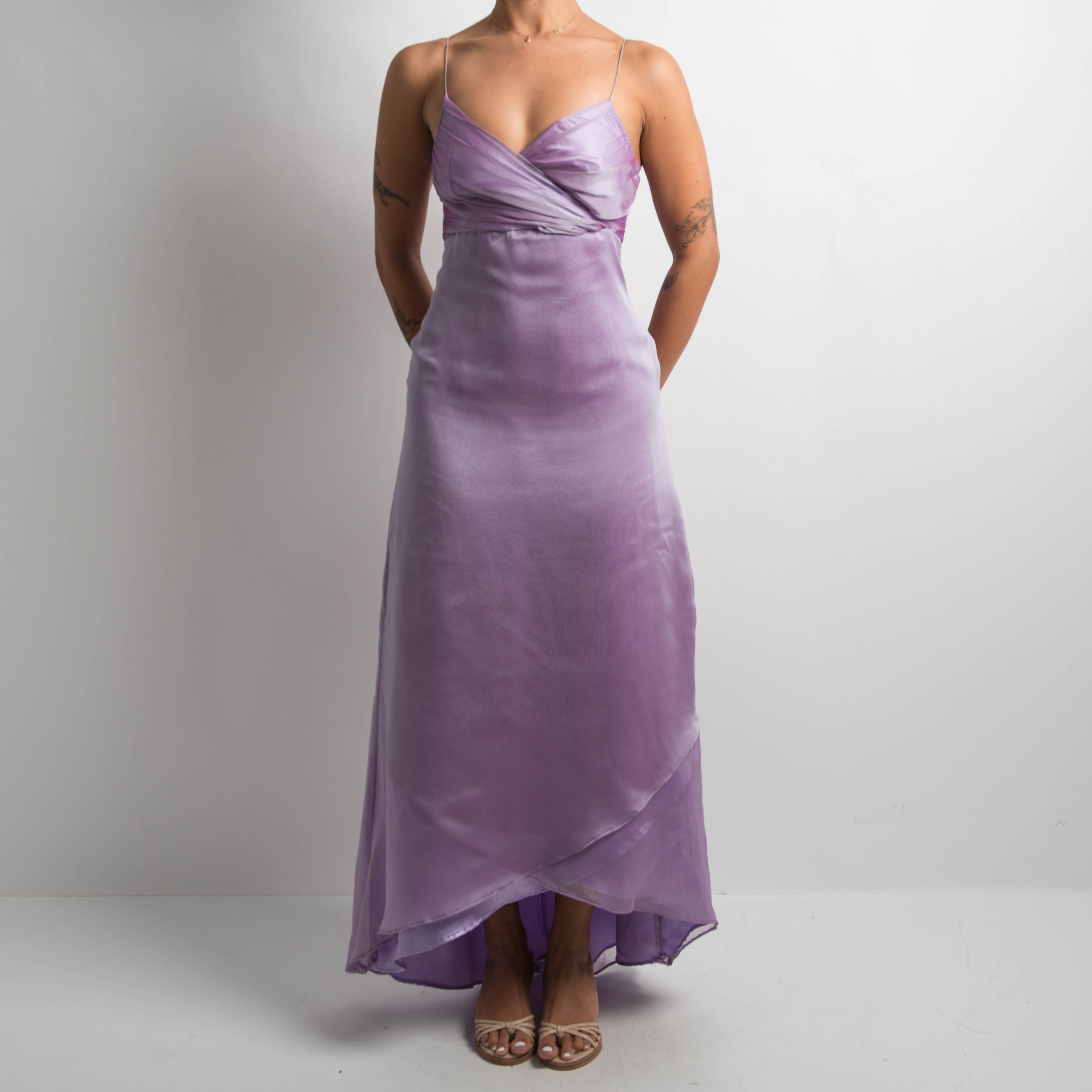 PURPLE IRIDESCENT GOWN
