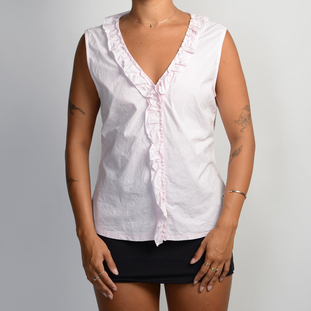 STRIPE SLEEVELESS TOP
