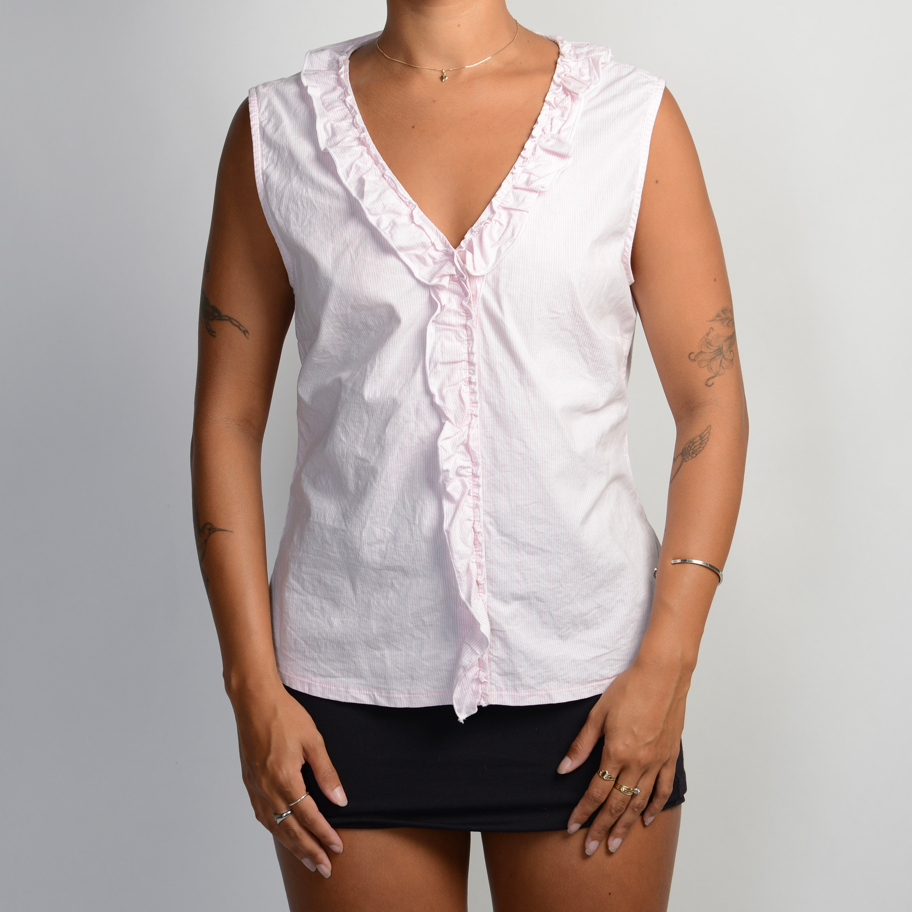 STRIPE SLEEVELESS TOP