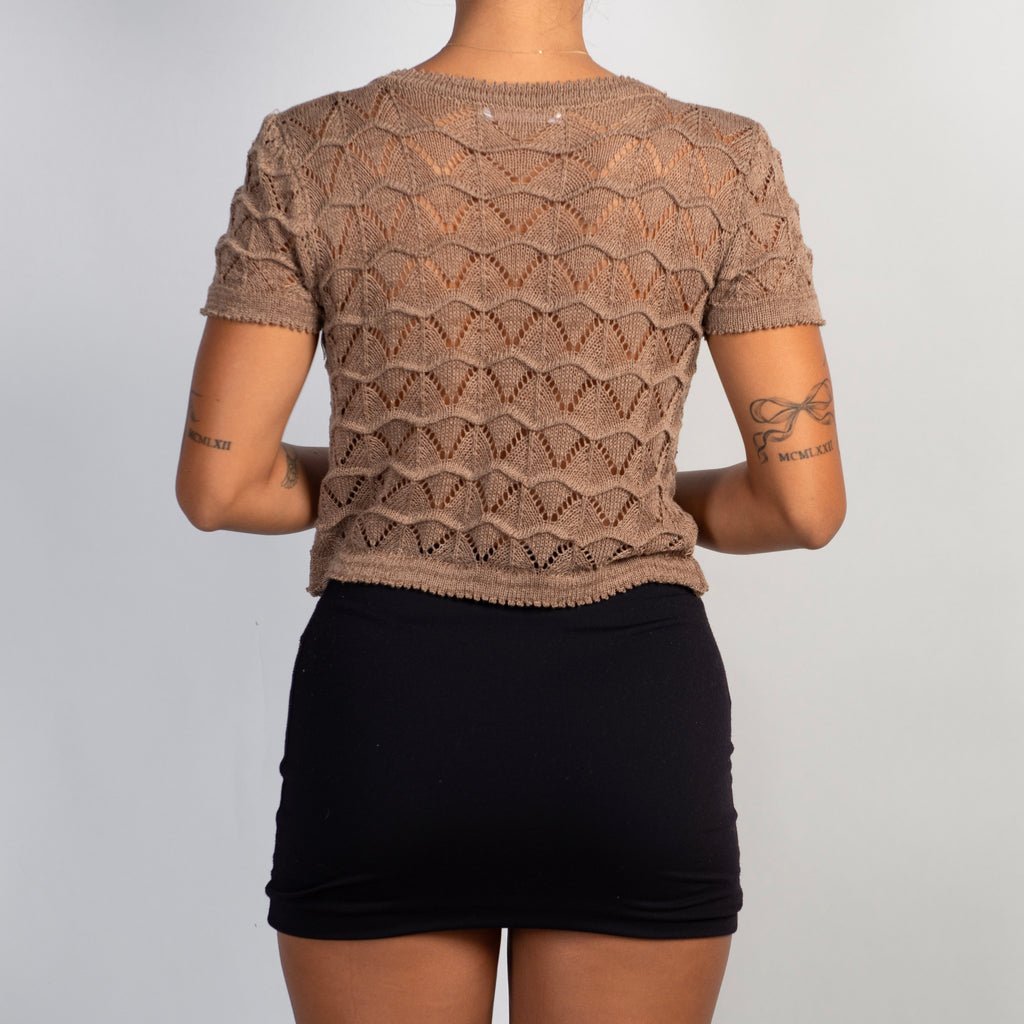 OPEN FRONT CARDIGAN