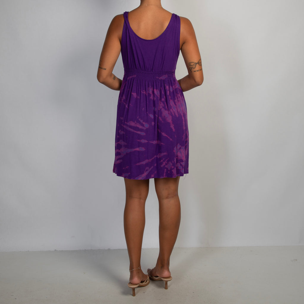 PURPLE TIE DYE DRESS