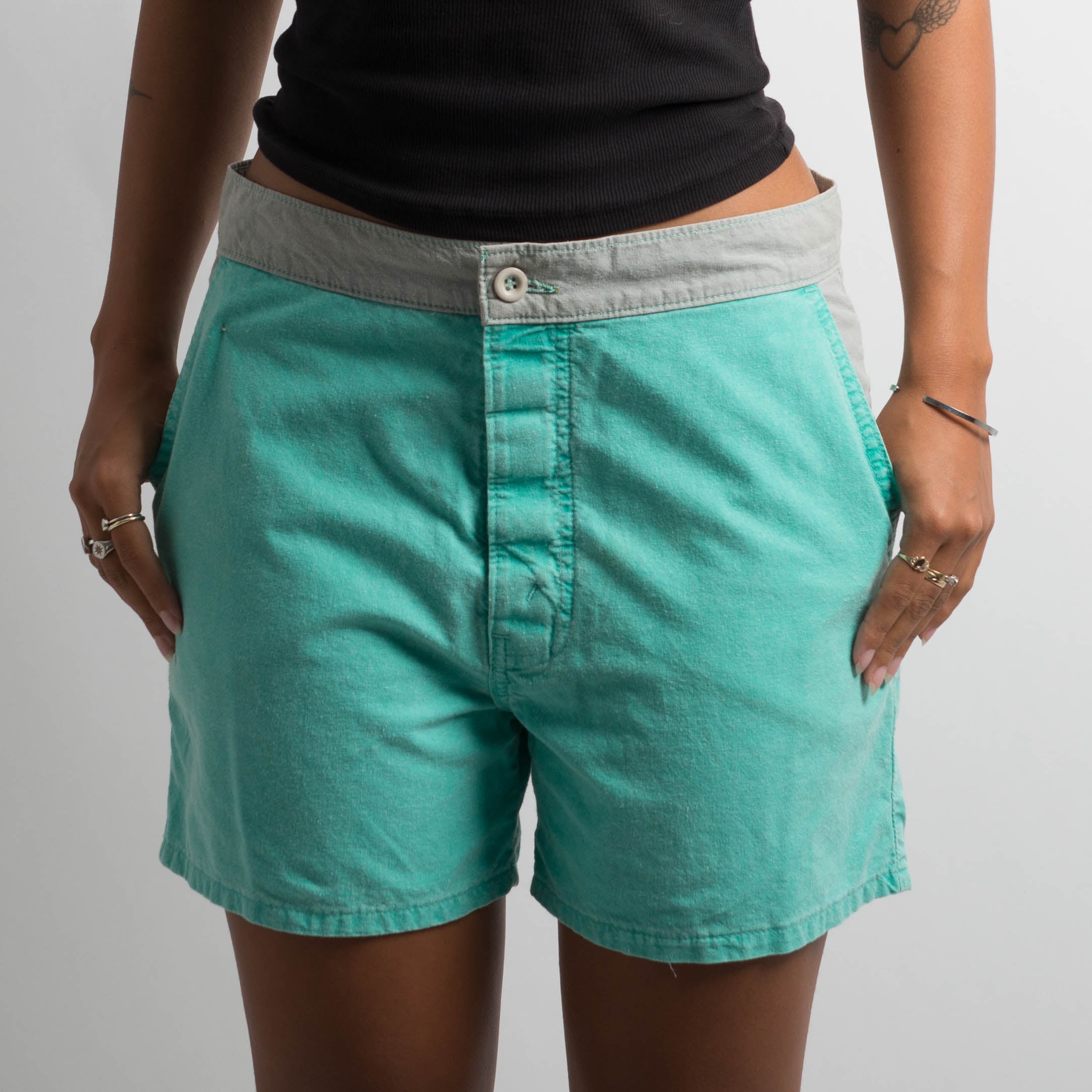 AQUA COTTON SHORTS