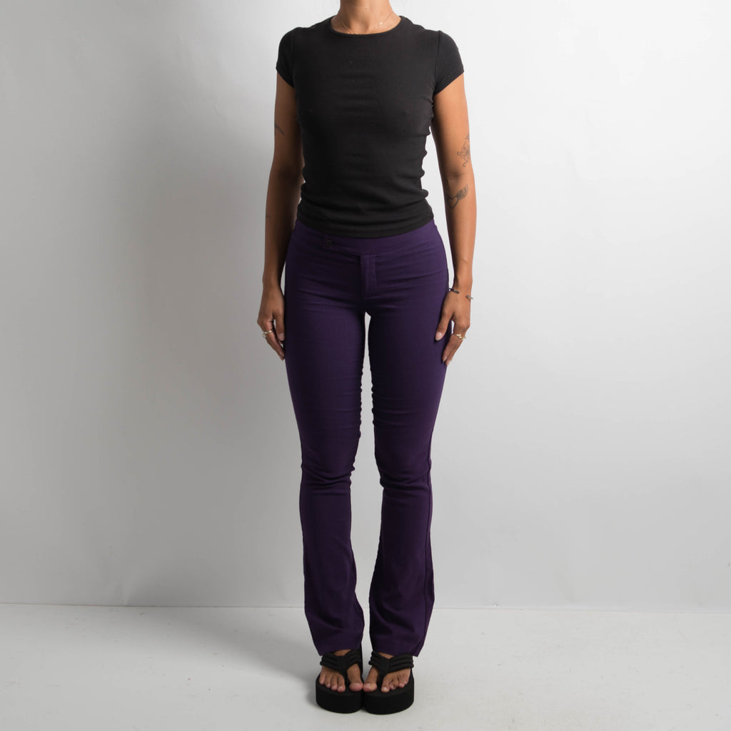 PURPLE SLIM FIT TROUSERS
