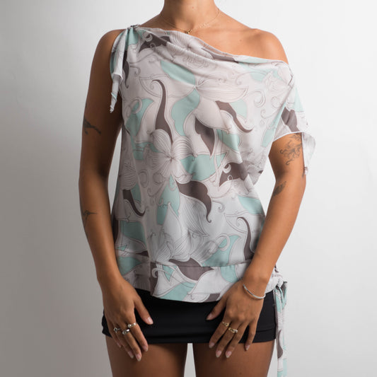 SHEER PATTERNED TOP