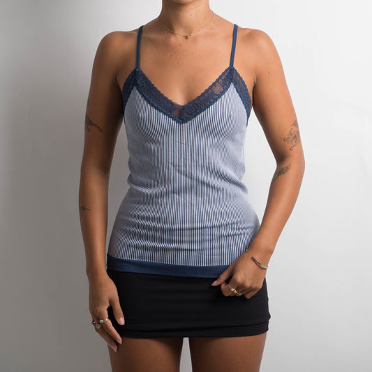 NAVY STRIPED CAMISOLE