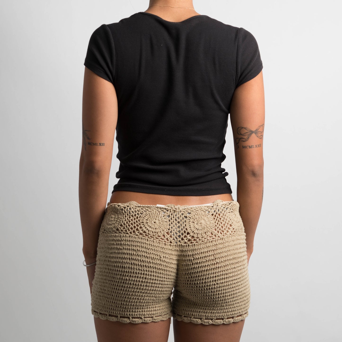 CROCHET BOOTY SHORTS