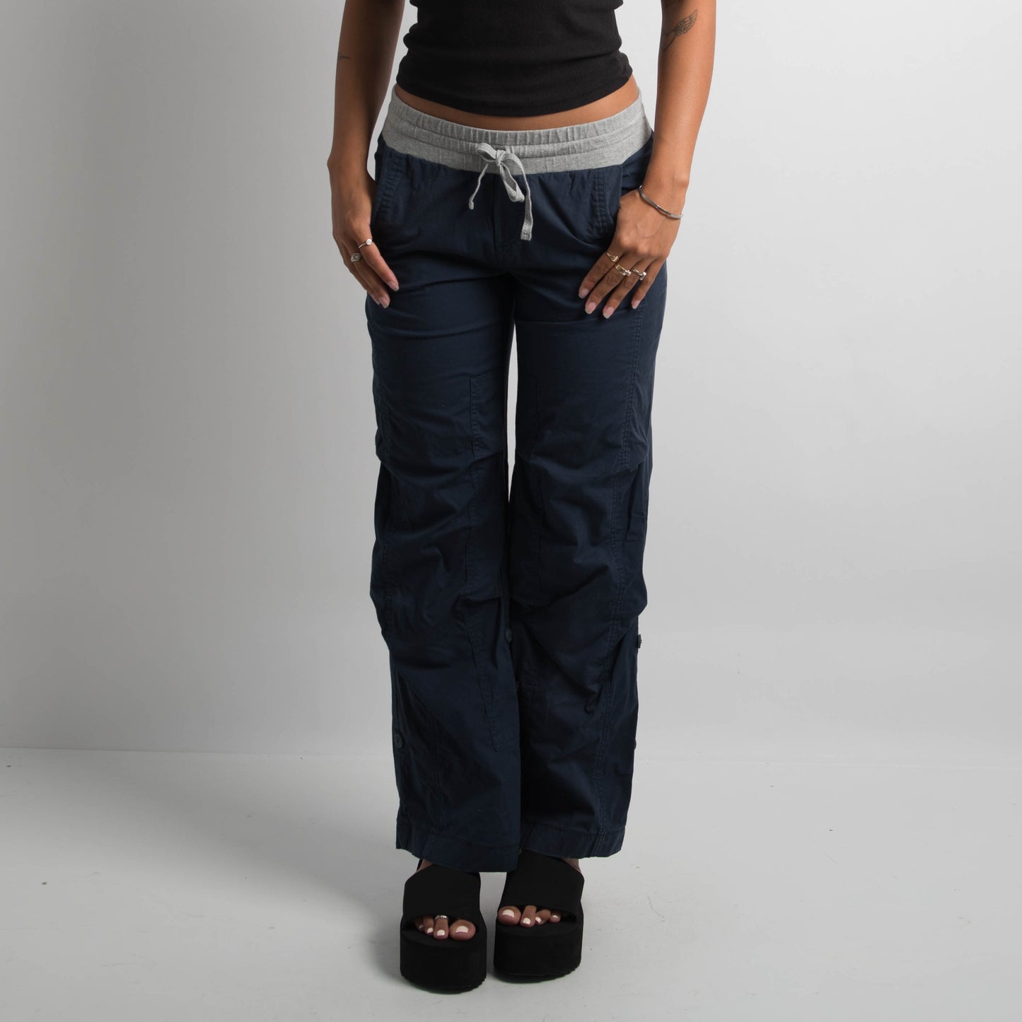 NAVY FLASHDANCE PANTS