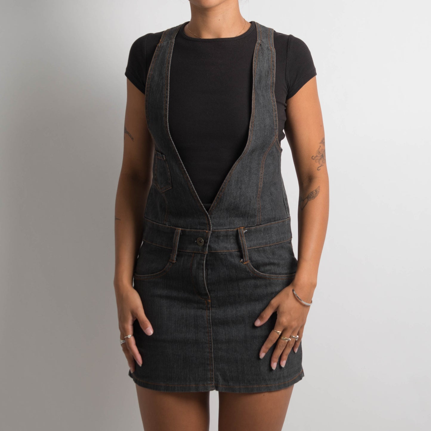 DENIM PINAFORE