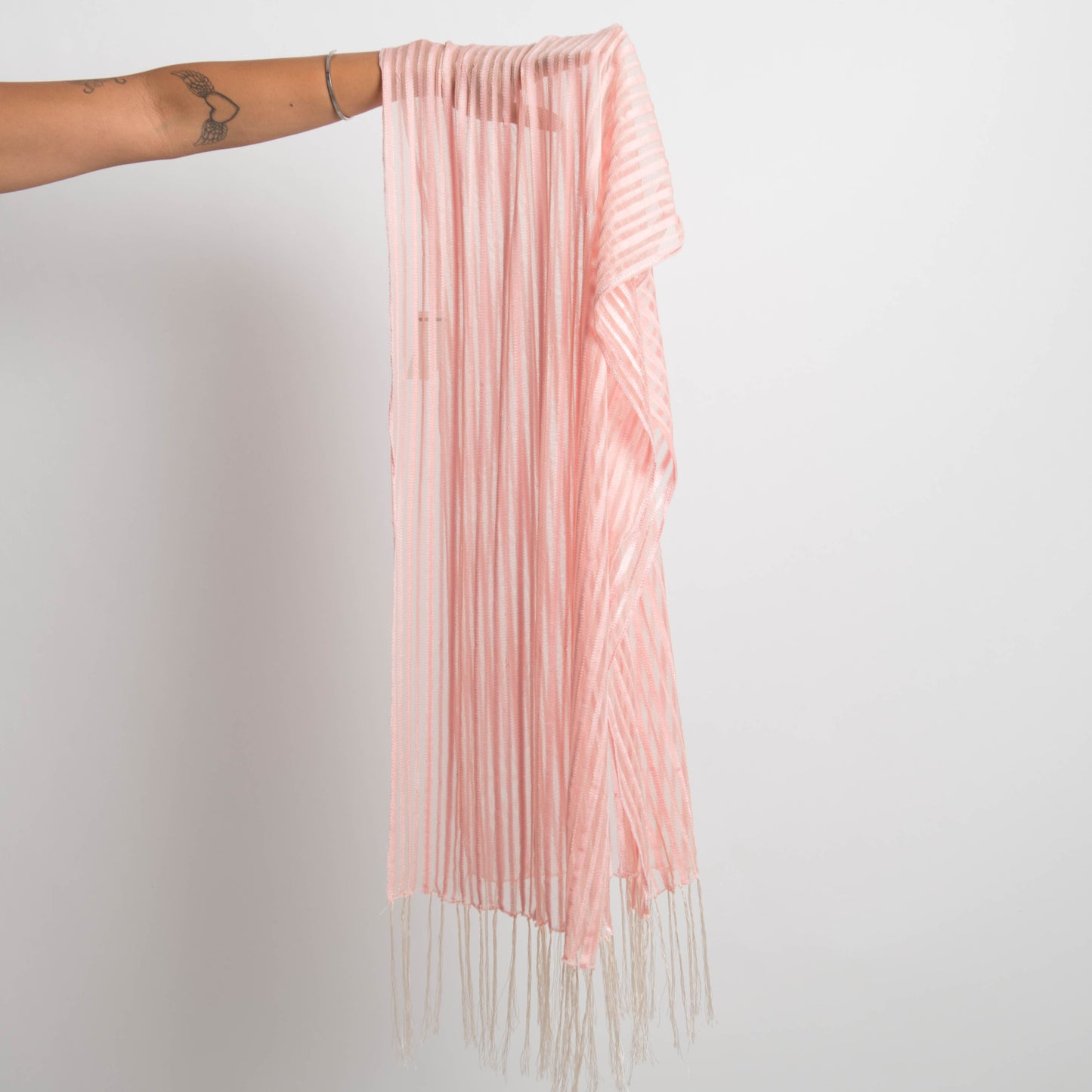 SHEER PINK SCARF