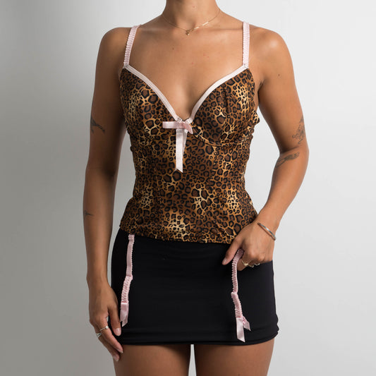 ANIMAL PRINT BUSTIER