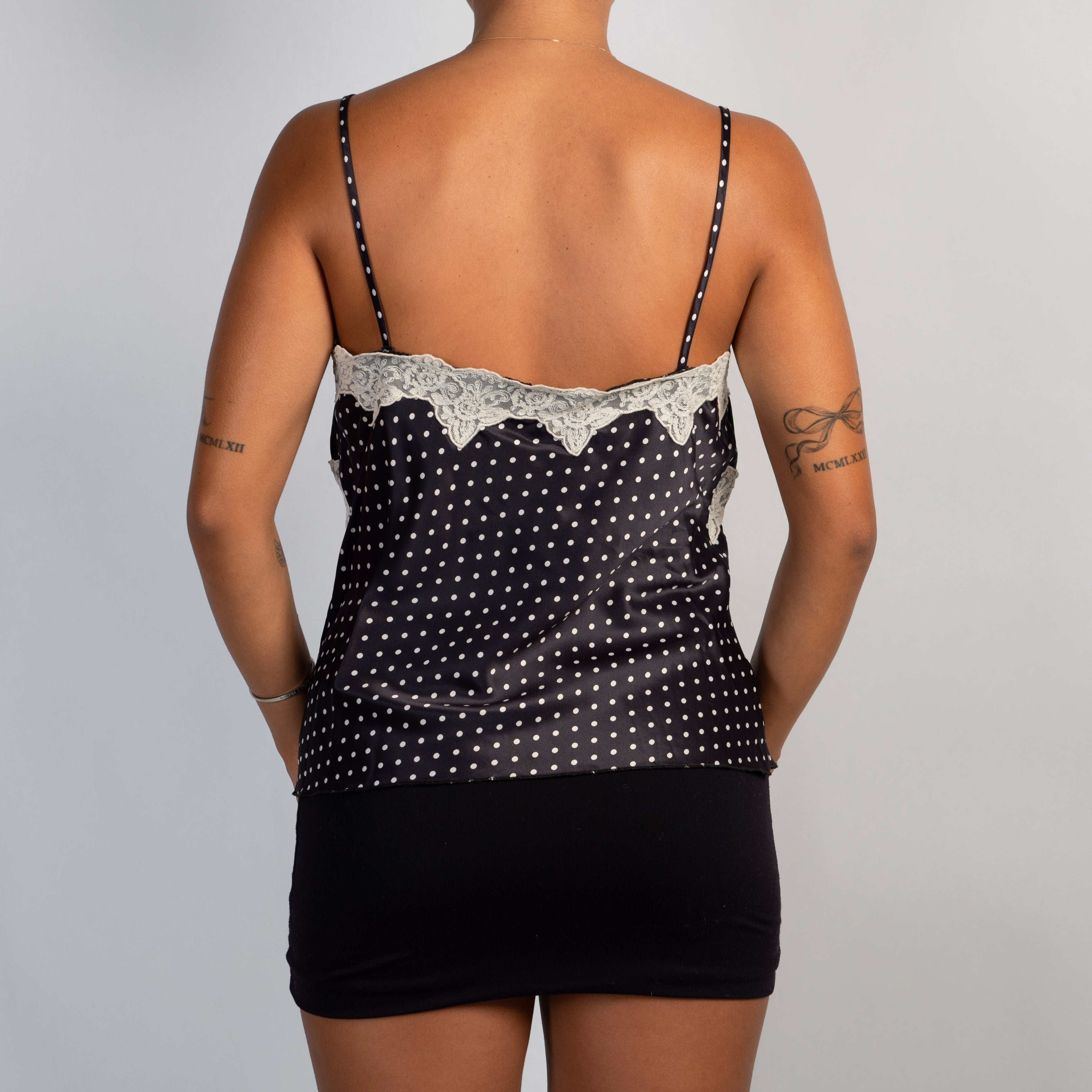 SATIN POLKA DOT CAMISOLE