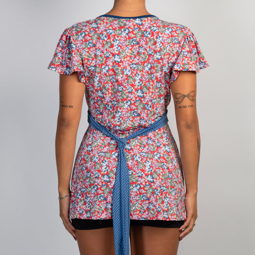 FLORAL BABYDOLL TOP