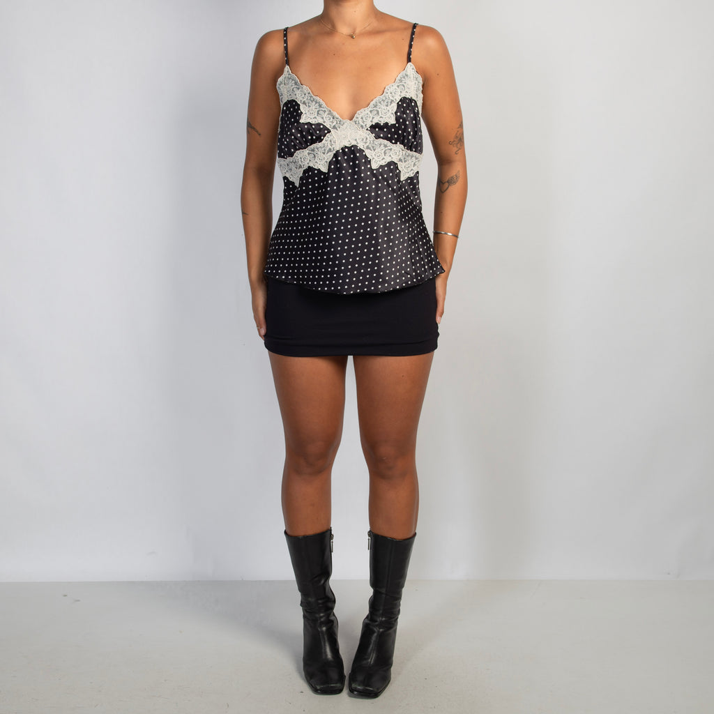 SATIN POLKA DOT CAMISOLE