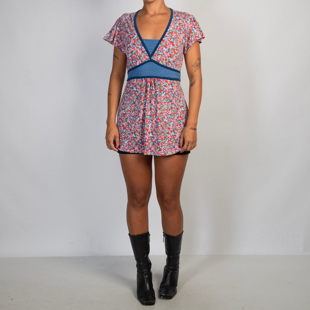 FLORAL BABYDOLL TOP