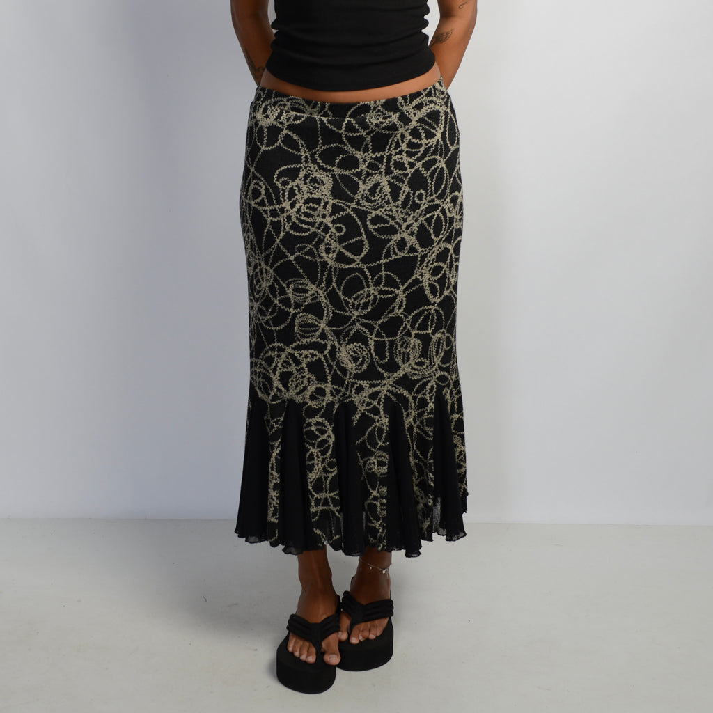 PATTERN KNIT SKIRT