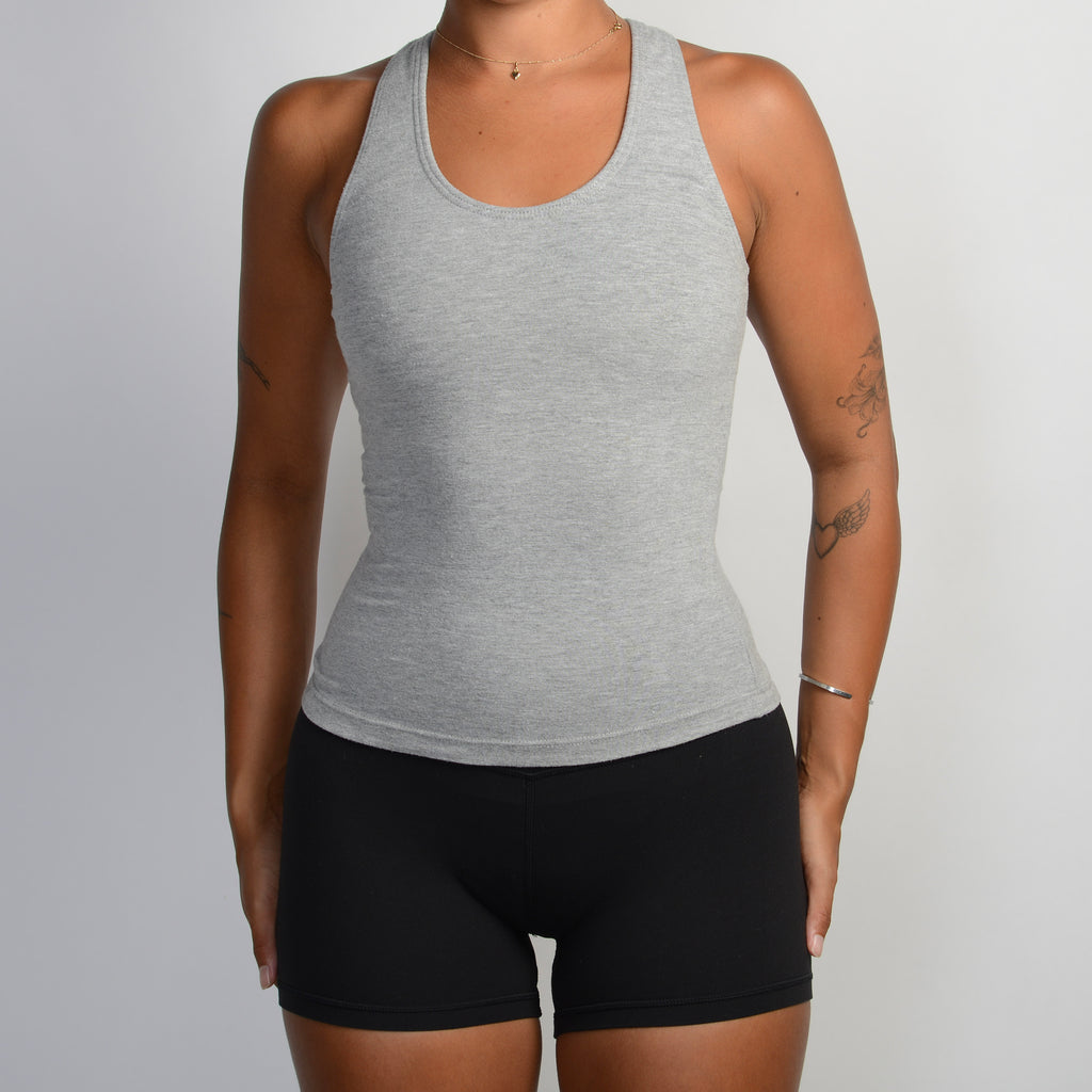 GREY ACTIVE TANK TOP
