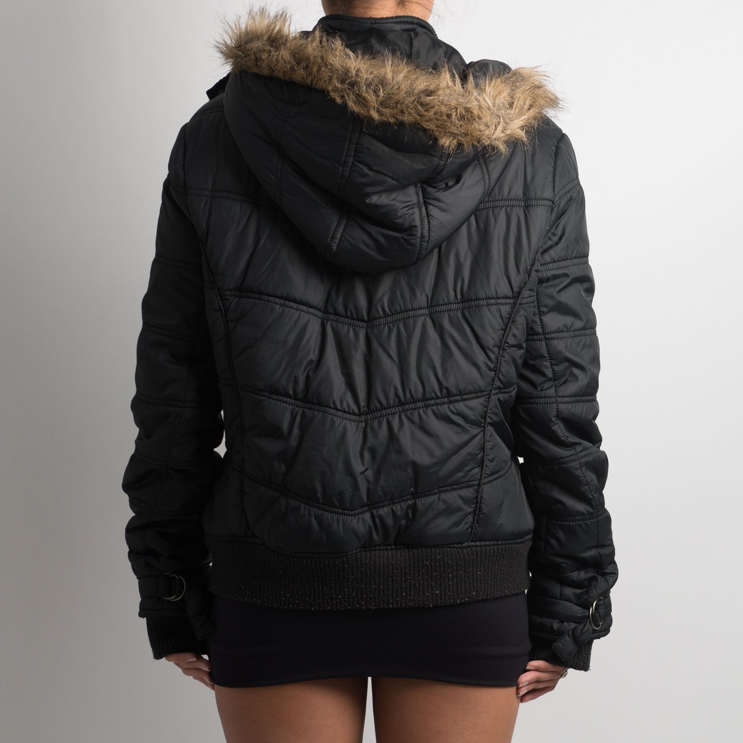 BLACK PUFFER JACKET